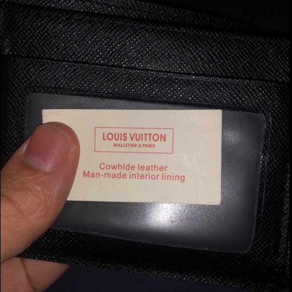 LOUIS VUITTON MULTIPLE BLACK WALLET - Picture 3 of 5